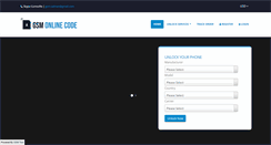 Desktop Screenshot of gsmonlinecode.com